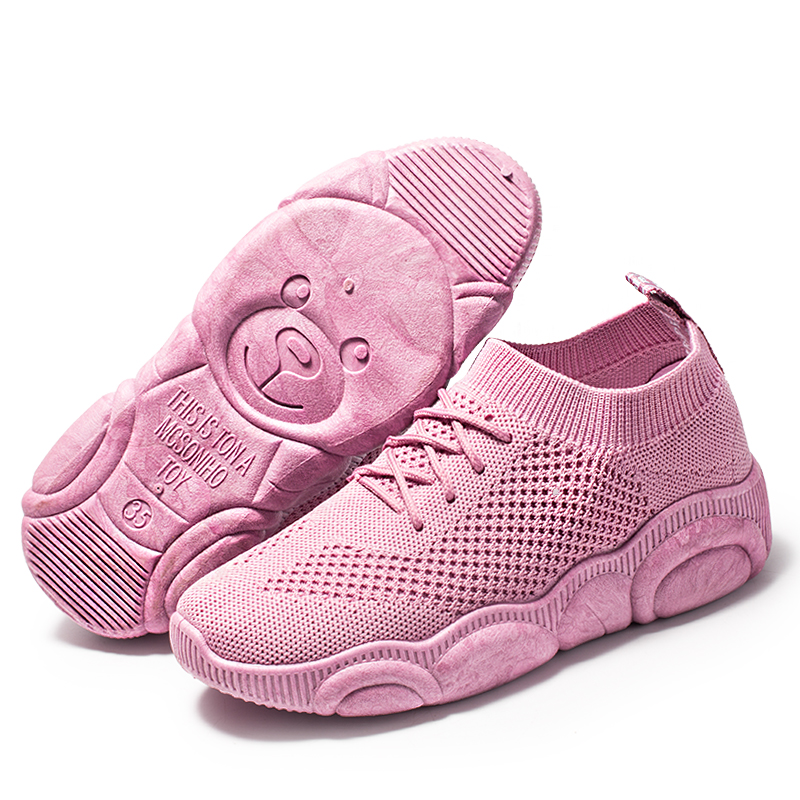 ONEYUAN Children Cute Cartoon Polar Bear on The iceburg Kid Casual Lightweight Sport Shoes Sneakers Walking Athletic Shoes