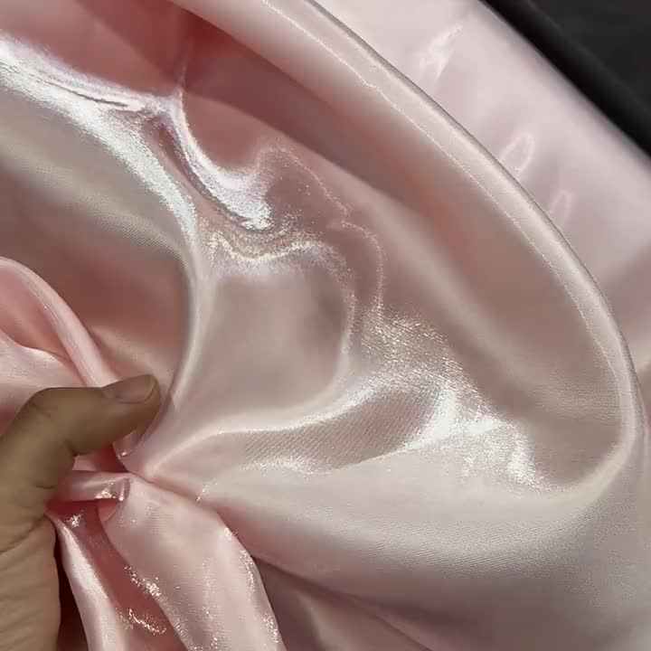 satin dress lining Solid Black | Satin Acetate Lining Fabric / Apparel | Nylon | Lightweight | 60" Wide | By the Yard