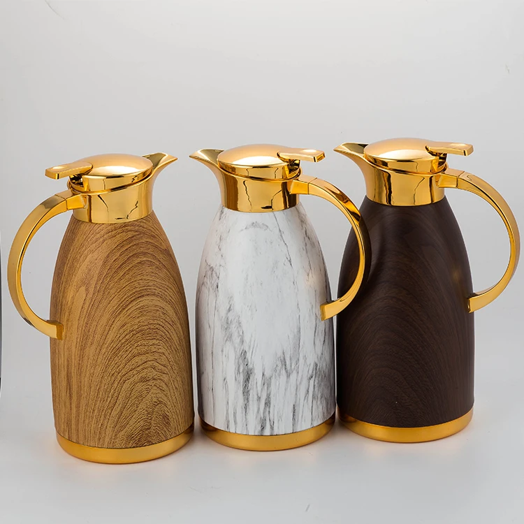Manufacturing new printing saudi coffee pot vacuum flask thermal jug