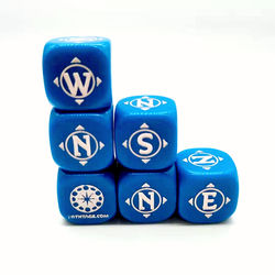 High Quality Acrylic Custom Engraved logo game dice