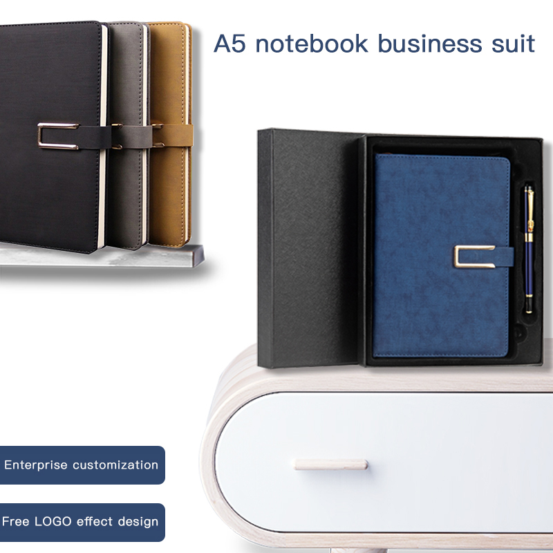Роскошный подарочный набор для ноутбука B5 жесткий чехол из искусственной кожи для ноутбука с держателем для ручек