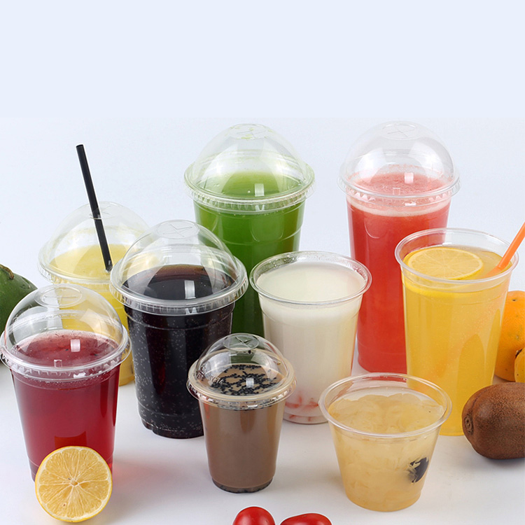 Чашка с кофе, экологически чистая пластиковая L-солома и миска, крышки с кошачьими ушками, 700 мл, 22 унции, раздельные пустые одноразовые чашки K Pet Pp с двойными стенками