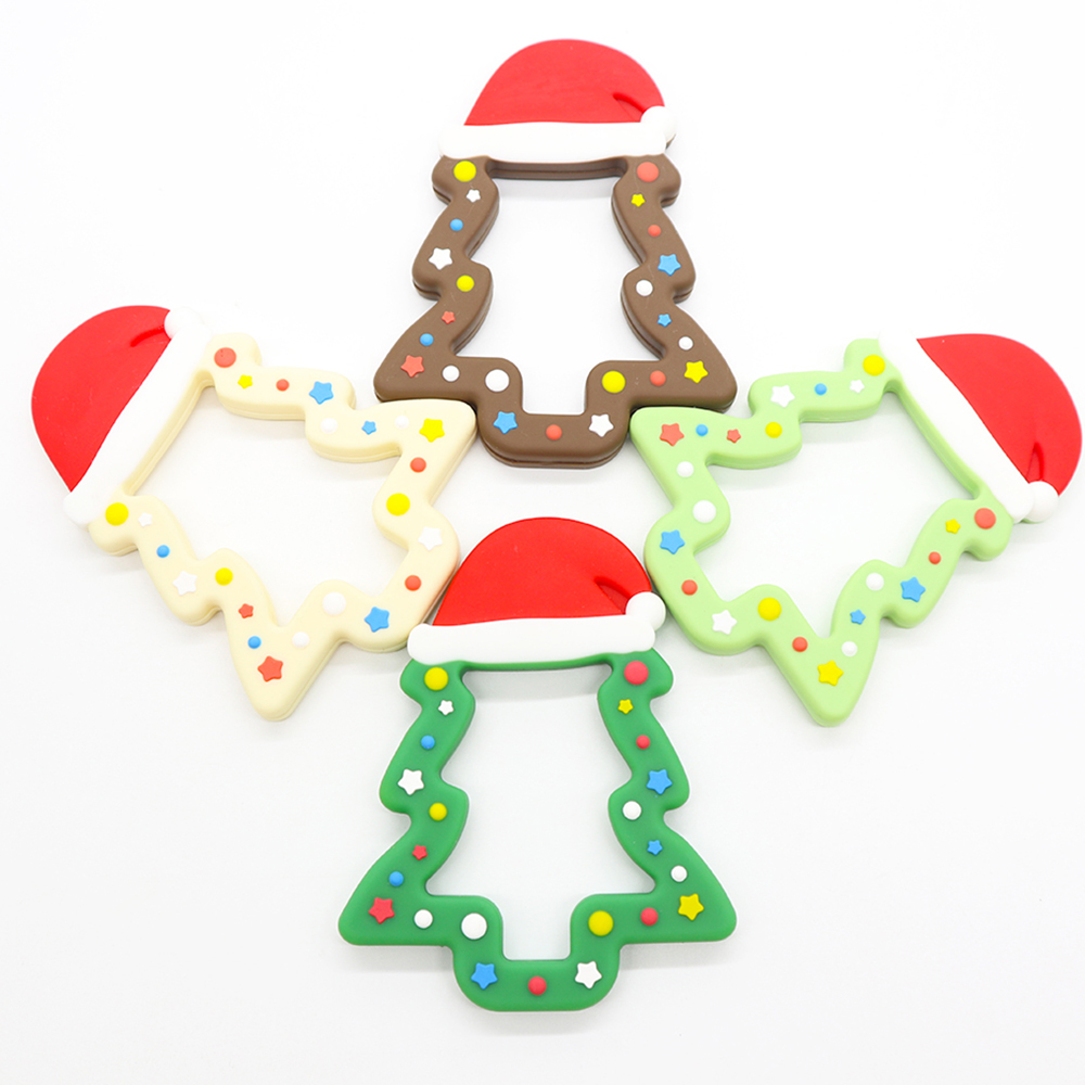 christmas baby teether