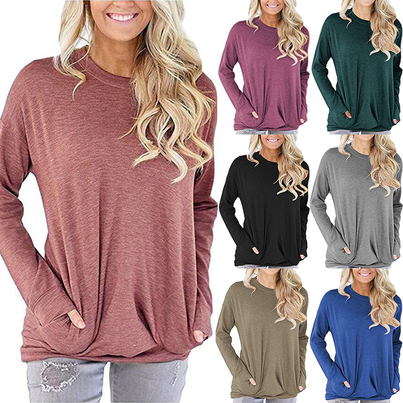 Дешевые Обрезанные пуловеры винтажные атласные выстроились Обрезанные 100% органический хлопок Простые большие толстовки для женщин