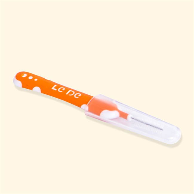 OEM межзубная щетка с блистерной карточной упаковкой, мягкая щетина, межзубная зубная щетка