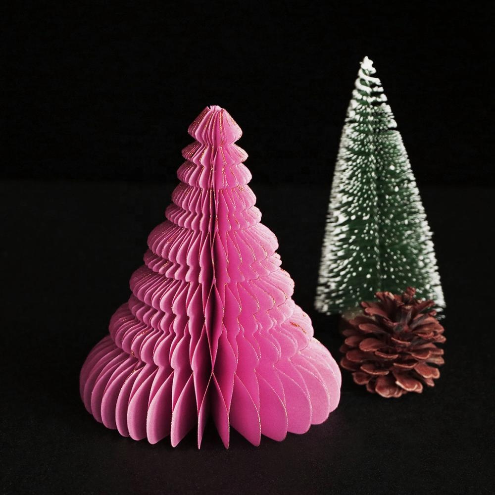 圣诞蜂窝纸板纸装饰挂饰圣诞树