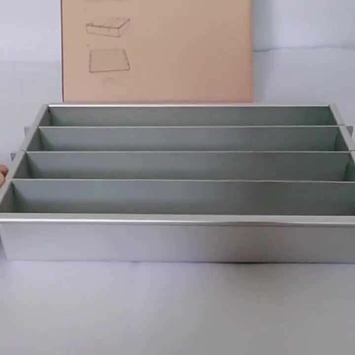 Aluminum Anodized Adjustable Rectangle Tiramisu Mold Cake Pan