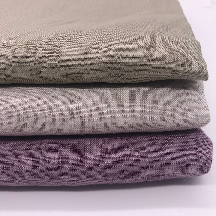 280 см широкая однотонная окрашенная ткань, 100% французская льняная ткань для занавесок, Комплект постельного белья или одежды