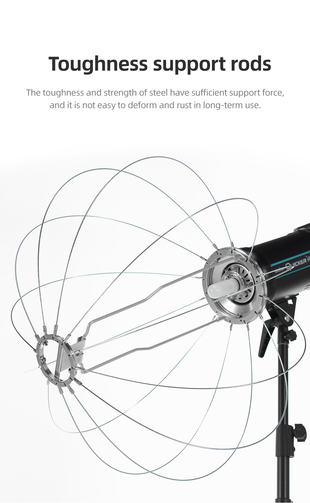 AMBITFUL 65cm 25.6" Lantern Foldable Quick-install Portable Round Shape Softbox Light for Bowens Profoto Elinchrom Studio Flash