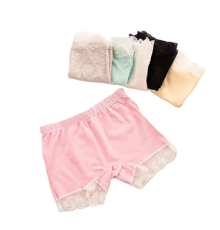 Летнее Новое детское нижнее белье, легкие Трусы из модала, кружевные боксеры