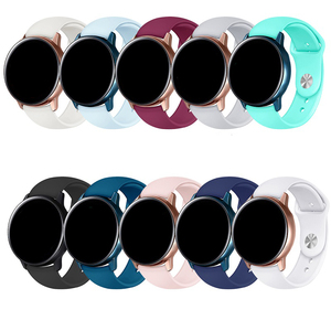 Promotional Silicone Rubber Wrist Watch Strap For Samsung Active/ 2 And Galaxy 42mm 46mm Watch Band