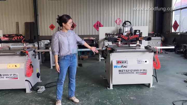 Two Line 42 Heads Woodworking Multiple Drilling Machine