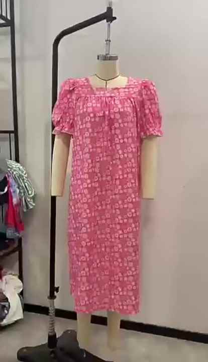 Wholesale OEM Customized Polynesian Tribal Design tretch Micronesian Muumuu Mumus Micronesia Mumu Dress Puff horts leeve quare Neck Puffy Midi Dresses Wholesale OEM Customized Polynesian Tribal Design tretch Micronesian Muumuu Mumus Micronesia Mumu Dress Puff horts leeve quare Neck Puffy Midi Dresses