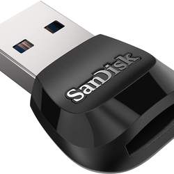 100% original wholesale price in stock SanDisk MobileMate USB 3.0 microSD Card Reader - SDDR-B531-GN6NN- Black