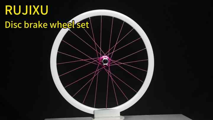RUJIXU高品質耐久性ホワイトサークルロードバイクホイールセット35mm高