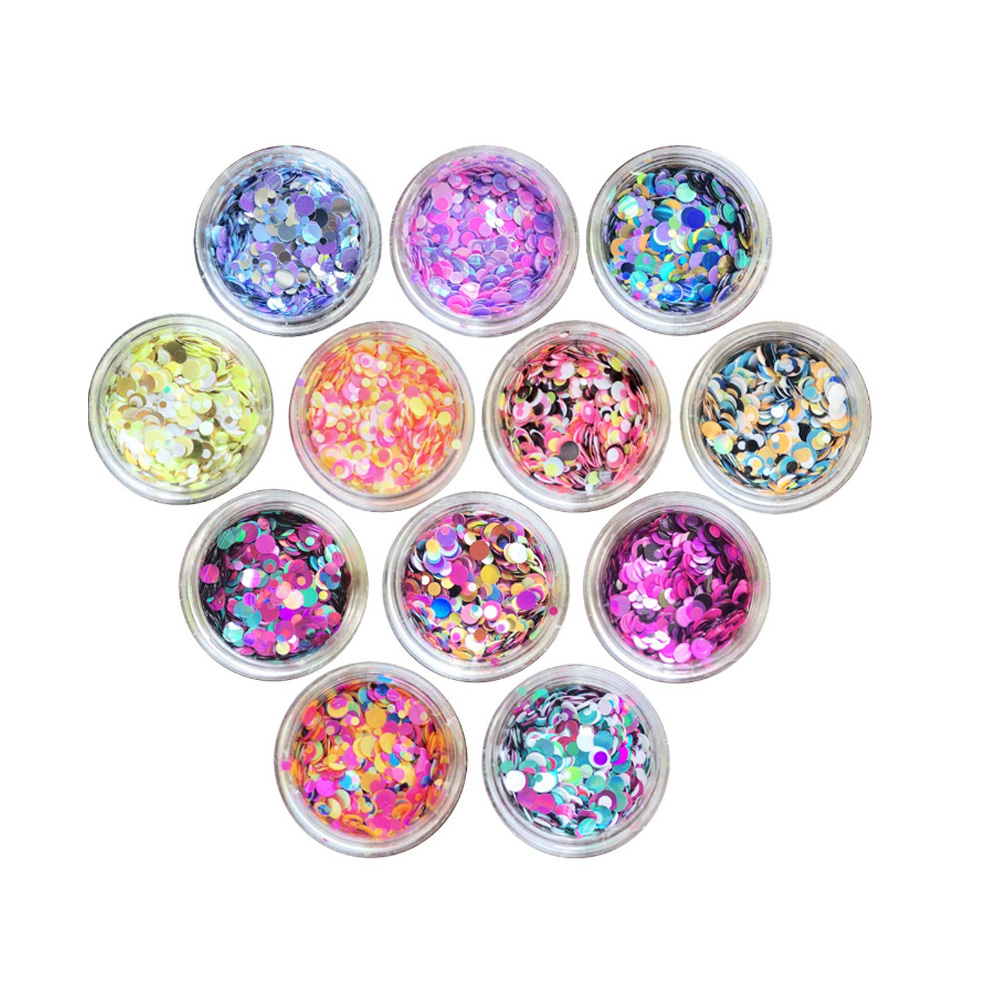 Цветные блестки для ногтей LDD683, акриловая пудра, косметика, праздничный маникюрный блеск для маникюра, для ногтей, волос, лица