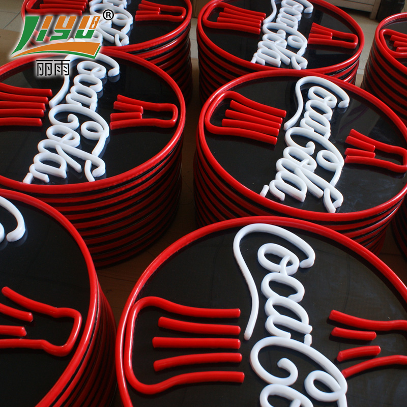 Сверхтонкий неоновый светильник для помещений с индивидуальным неоновым логотипом