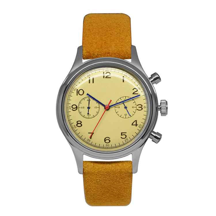OEM high quality private label army vintage classic chronograph hand automatic men luxury military watch for sale
