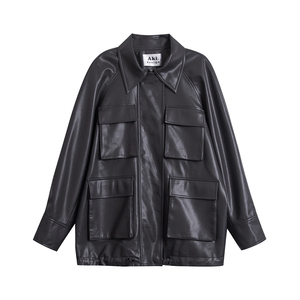 jaqueta kawasaki couro