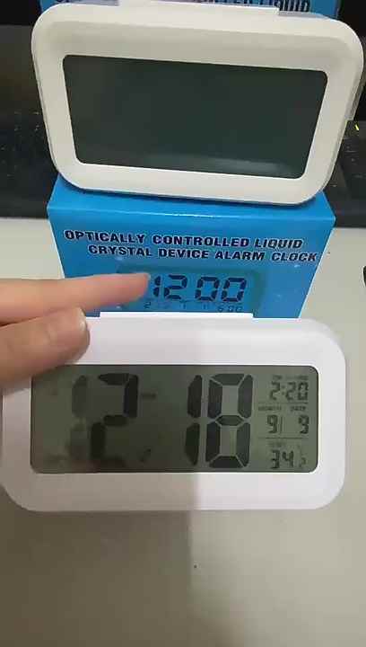 Temperaturel Alam Digital Led Alarm Desk Table Clock Electronic Desk ...
