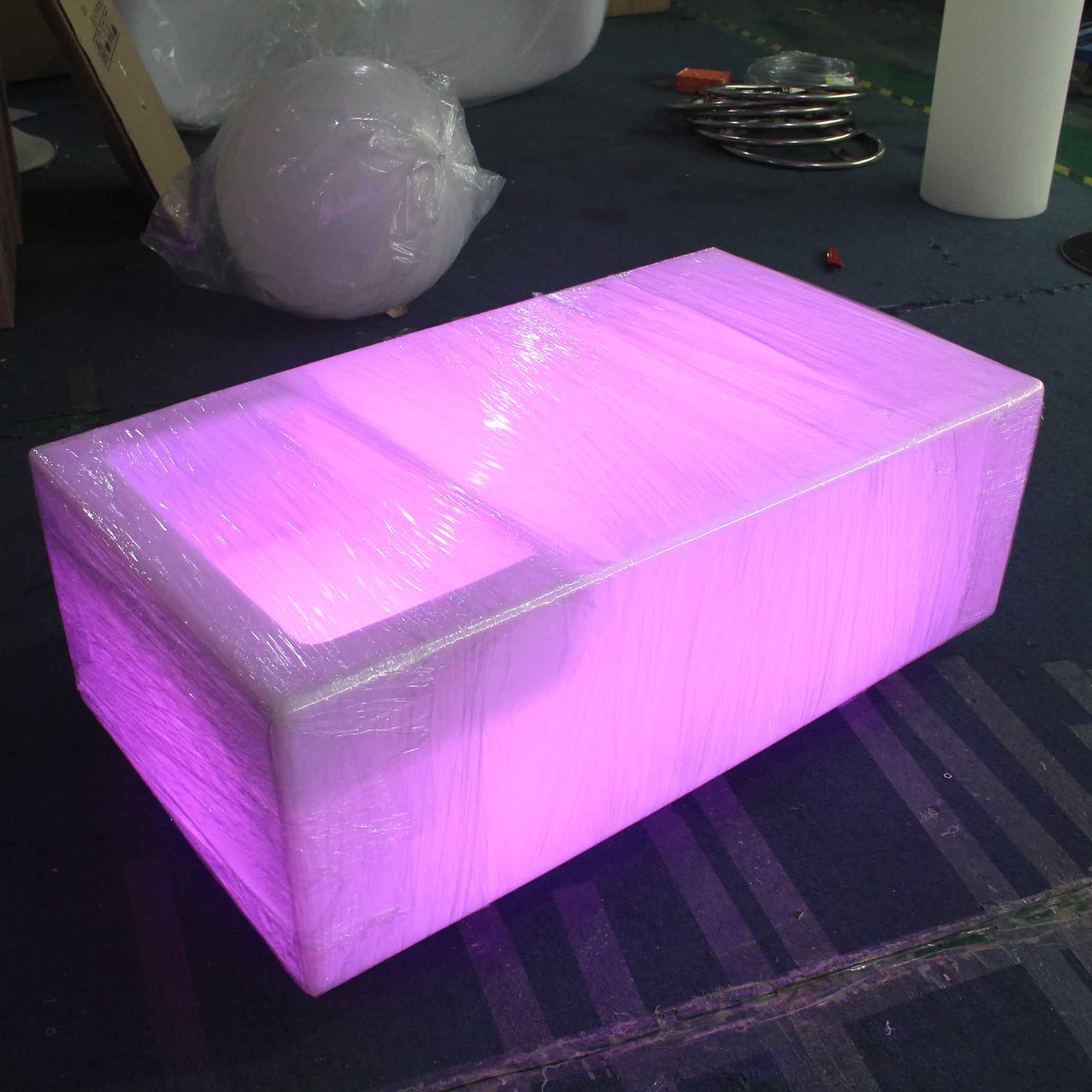 Наружный комнатный пластиковый коктейльный ночной клуб со светодиодной подсветкой