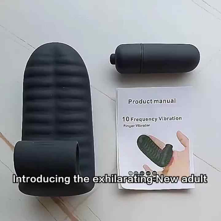 Neues Produkt: Leckender Yin Silikon Vibrations-Finger-Set  Stimulierende  Tragbare Handschuhe fr Paare, Flirt-Massage Finger-Vibrator-Set