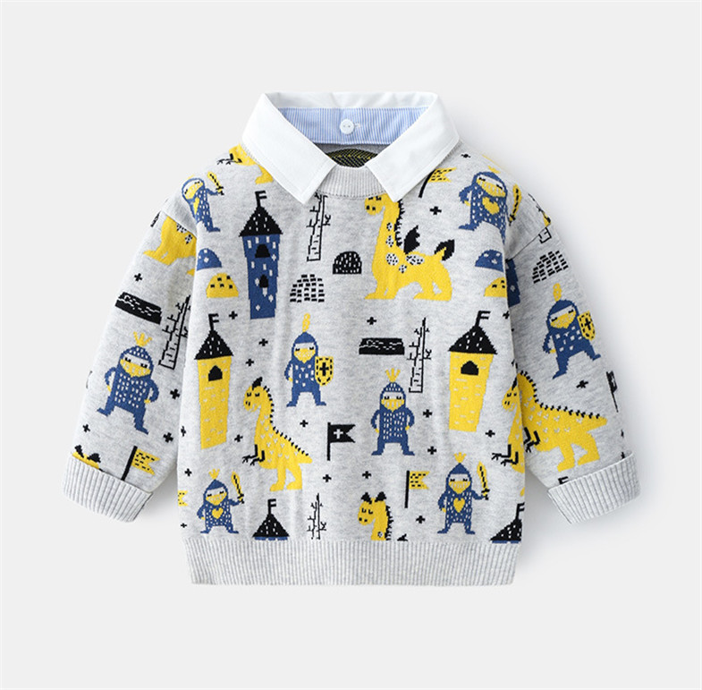 Горячая Распродажа, бутик, высокое качество, вязаный пуловер, детские свитера