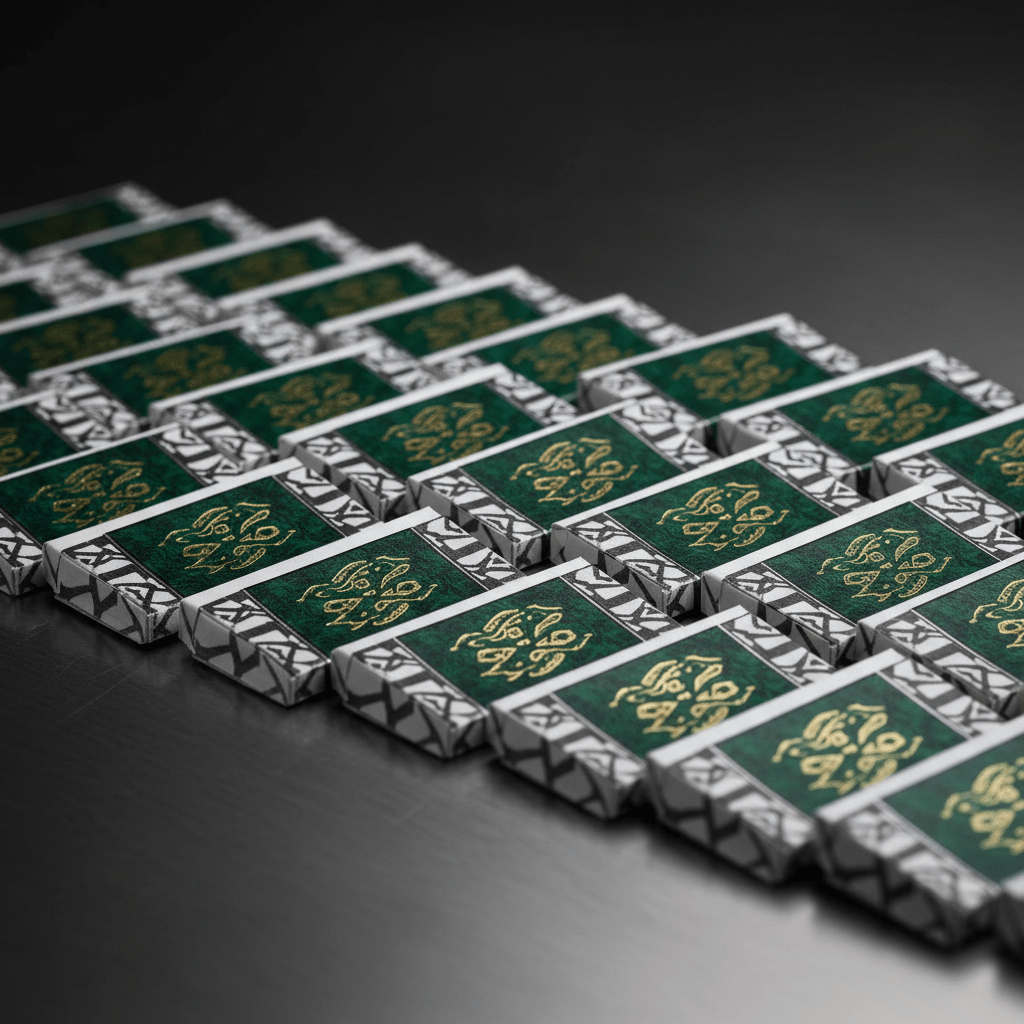 Precision-engineered metallic safety razor blades gleaming on a brushed stainless steel surface.