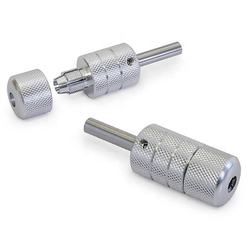 Custom-made cnc machining brand new color anodized aluminium tattoo grip