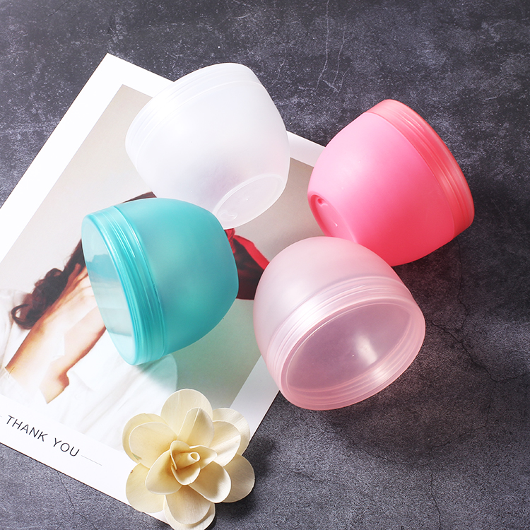 Plastic Empty Body Scrub Jars Custom 250ml Pp Gold Lid For Cosmetic