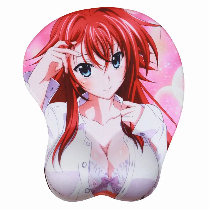 Games Overwatch Mei Breast Chest 3D Silicon Mouse Pad Play Mats OW 3D Wrist Rest