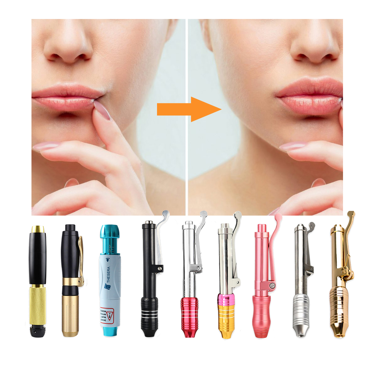 Гиалуроникен картухо, заряжаемый, Корея, от производителя air vital, инъекции мезотерапии, перо с гиалуроновой кислотой против морщин