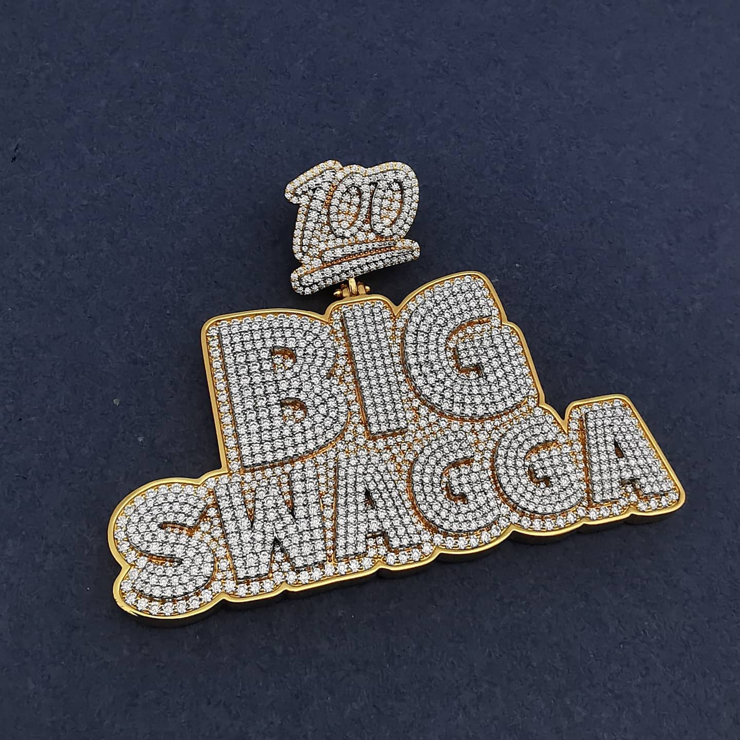 Dropshipping Custom Big Hip Hop Jewelry Diamonds Iced Out Men Charms Pendant S925 Moissanite Necklace Custom Pendants for Gifts