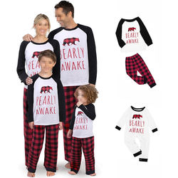 2020 nightwear christmas pajamas family matching clothing kids AN_G5445