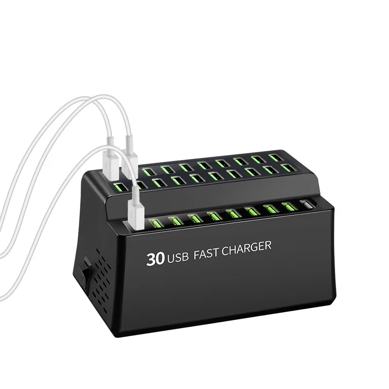 180W 30USB док-станция для зарядки, мульти-порт док-станция для зарядки для iPhone samsung