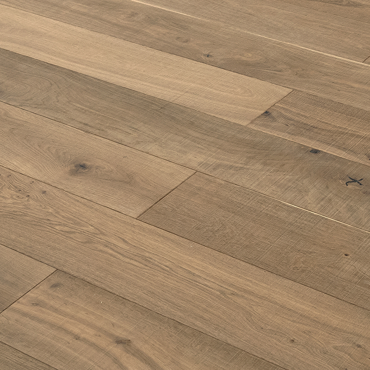 Customized wood flooring solid engineered white oak modern gray color wood flooring
