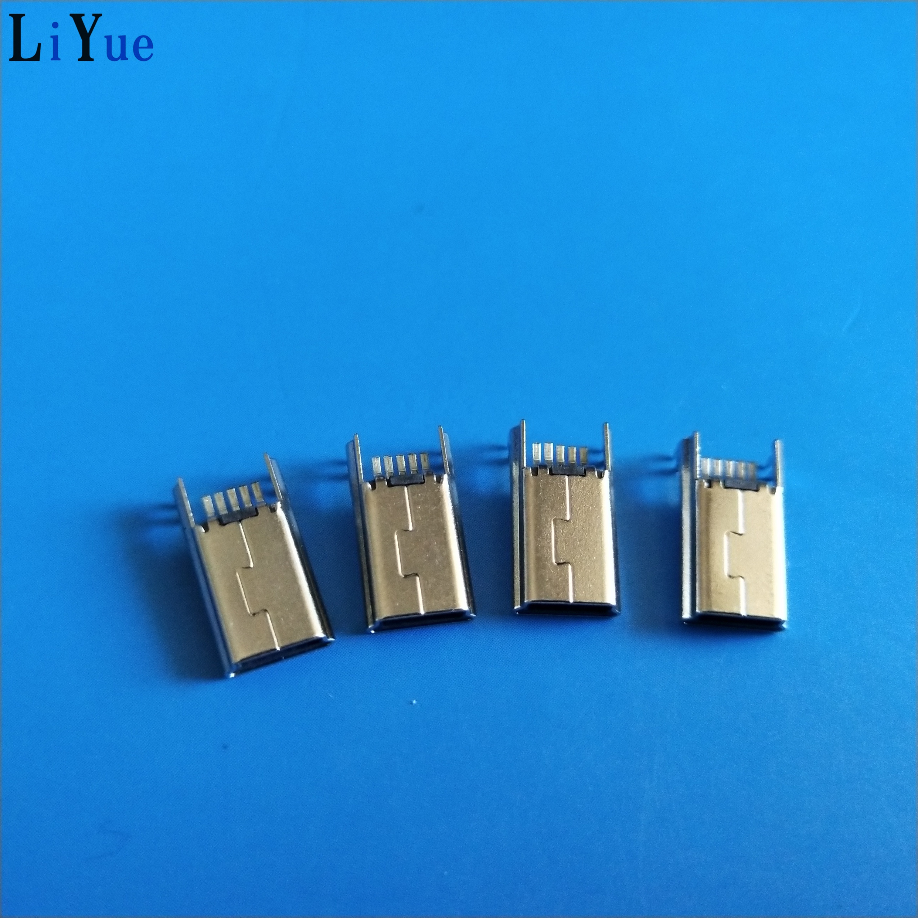 100sets Micro USB 5pin B Type Female Jack socket connector Plastic Cover