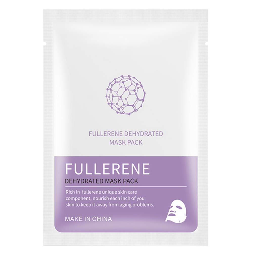 OEM Private Label Organic Anti Wrinkle Shrink Pores Whitening Fullerene Dehydrated Face Mask
