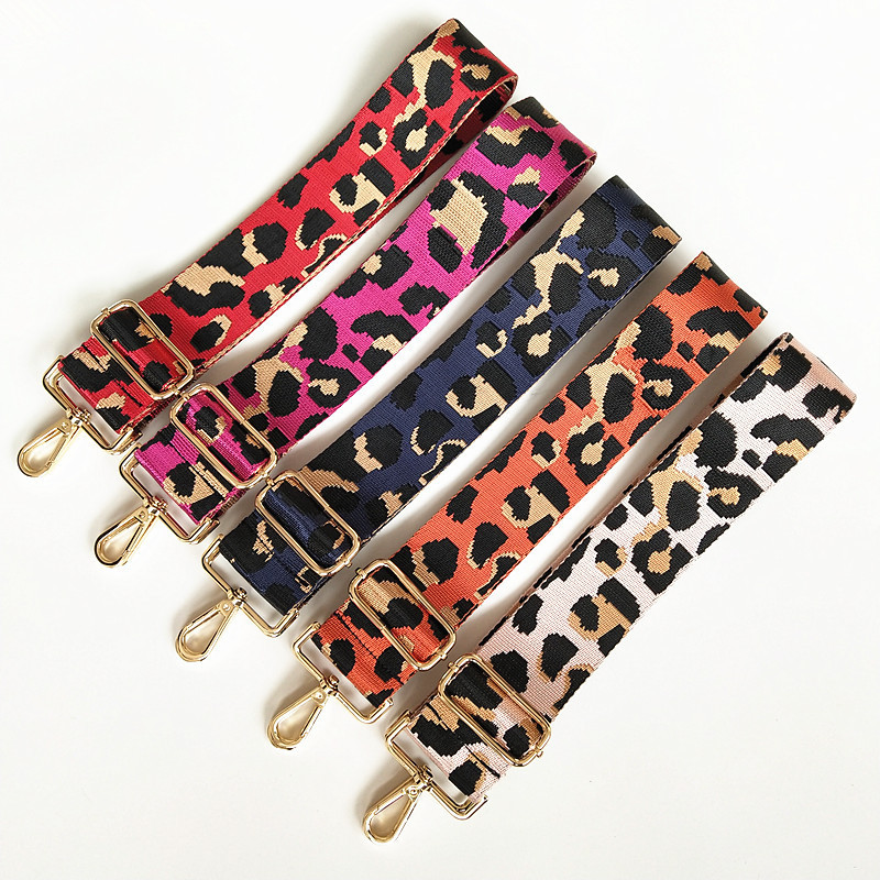Женская Регулируемая сумка через плечо, ремень, сумка с леопардовым узором, подвесная веревка для мобильного телефона с крючком, ширина 5 см