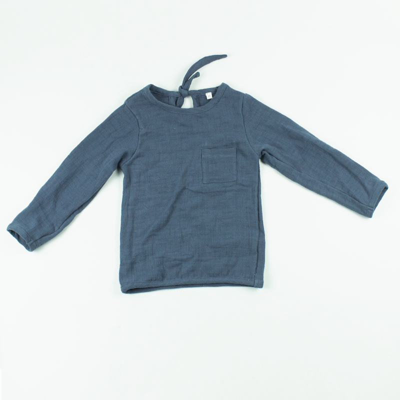 Хлопковая одежда для холодной погоды с длинными рукавами; одежда для маленьких мальчиков; рубашка; блузка