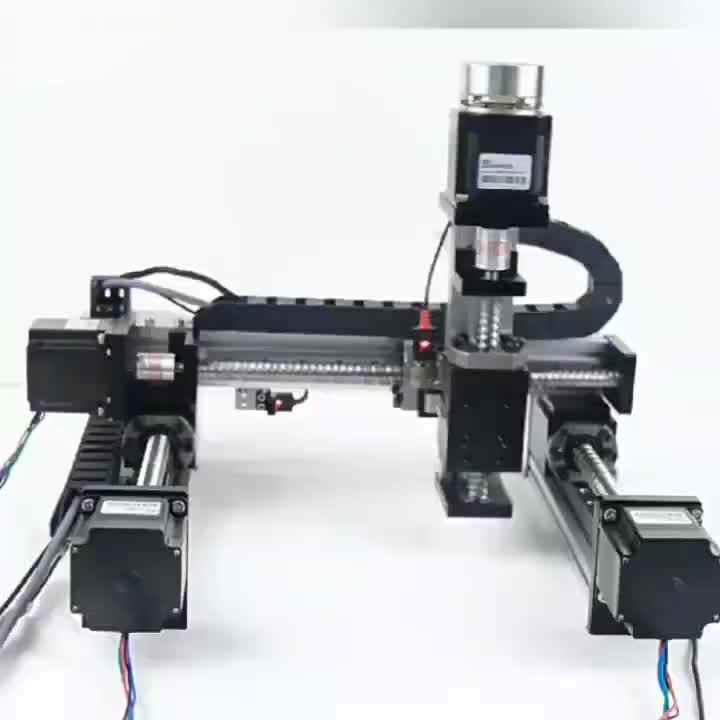 XYZ Stage Automatic Gantry Robot Multi-axis Positioning Table Linear Guide  Slide Motion System Cartesian Robot