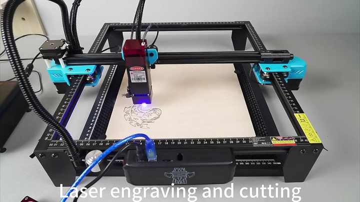 TTS-55 Pro Manual Handheld Laser Engraver - Precision & Speed