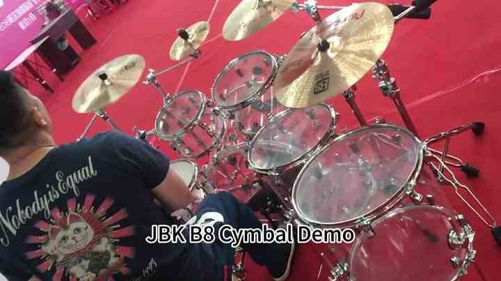 IZINK 6Pcs Handmade B20 Cymbal Set (6-20 inch) with Bag