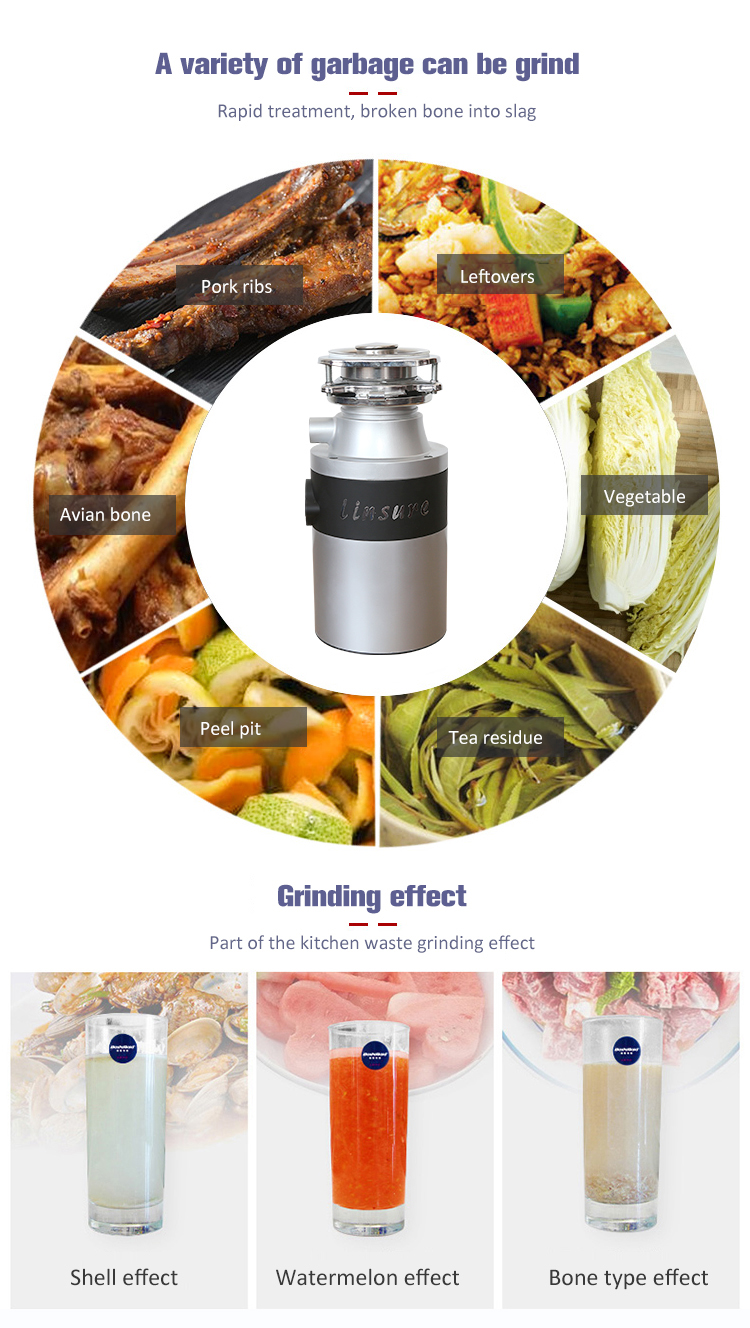 China Linsure Food Waste Disposer Strainer Filter