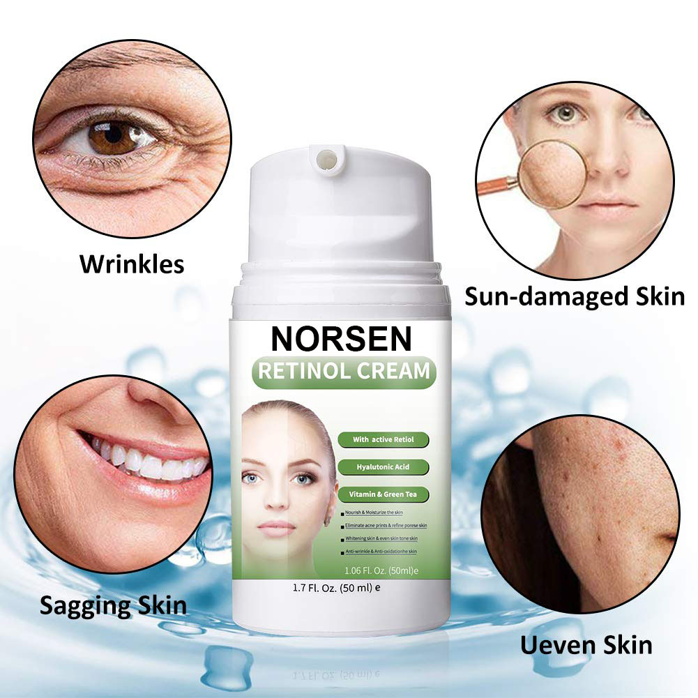 OEM Natural Organic Wrinkles Fine Lines Firming Skin Whitening Retinol Face Cream