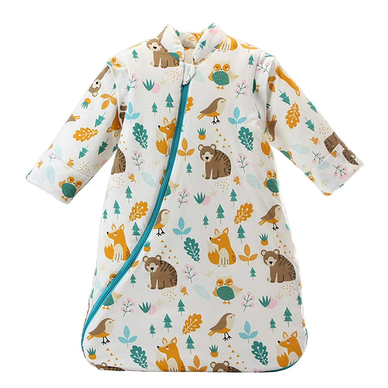 Бамбуковый спандекс вязаный зимний детский спальный мешок Zipadee-zip пеленка 100% хлопок дышащий OEM сервис Плюс Размер Печать