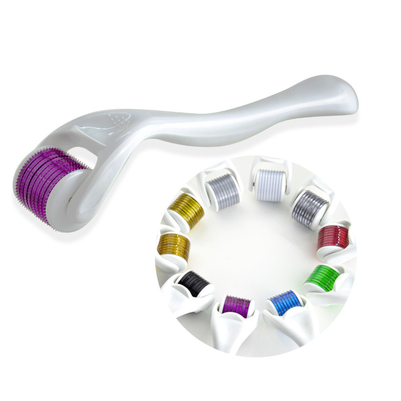 Микроиглы для бороды, титановые + микро-иглы для лица, гидравлические ролики, дермазный ролик для кожи 540