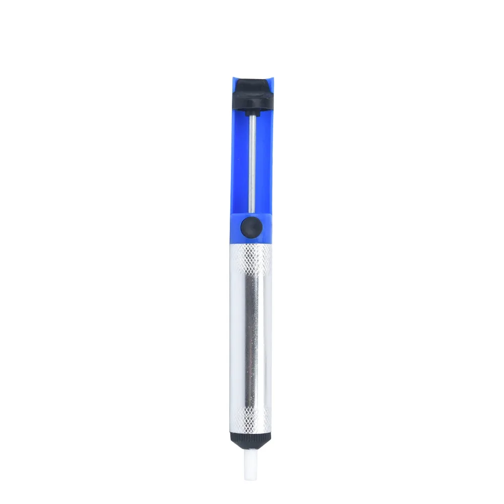 Pompe à dessouder métallique bleu Durable, outils de soudage manuel, fer à souder sous vide