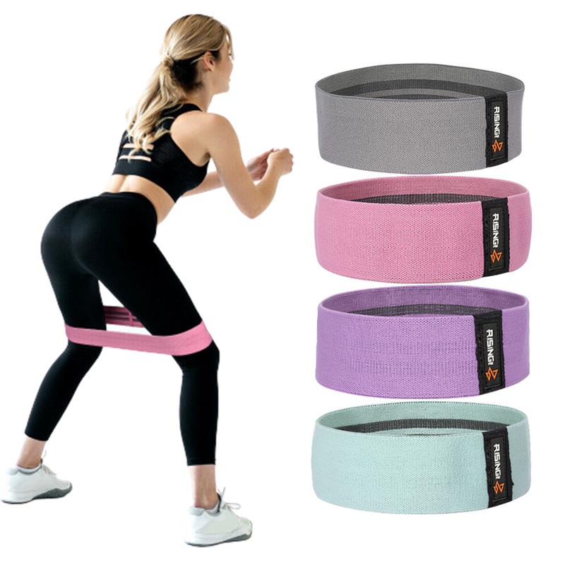 Эластичная лента для упражнений на высокий уровень, лента для упражнений на бедра, склеивающая лента на бедра для женщин