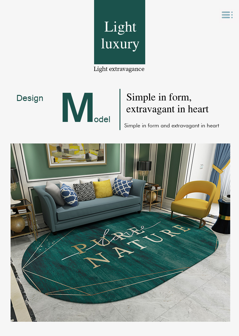 2020 High Quality Bedside Oval Carpet Blanket Living Room Rugs Plastic Bag Plant Rectangle European Nonwoven Mallas 100 Piece
